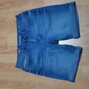 NWT Calvin Klein City Jean Shorts Bermuda